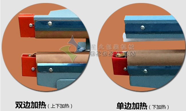 全自动塑料袋封口机双边加热展示